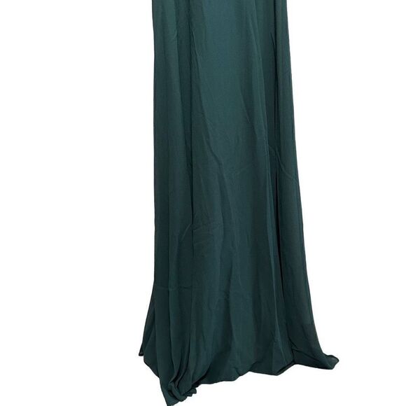 NWT Lulus Mythical Kind of Love Dark Green Maxi Dress size M - Picture 6 of 8